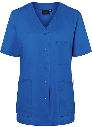 Karlowsky Kurzarm Damenkasack Essential Royal Blue