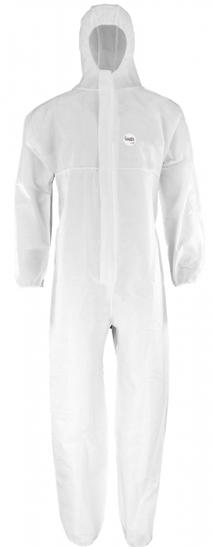 ASATEX-Hygiene, CoverTex Einwegoverall FR Schutzoverall Einmal-Schutzanzug, flammhemmend C-1FR, weiss, VE = 50 Stk.
