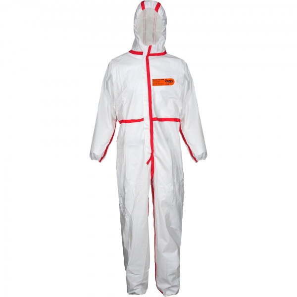 ASATEX-Hygiene, Einwegoverall Schutzoverall Einmal-Schutzanzug, CoverStarPlus CS400, weiss, VE = 50 Stk.