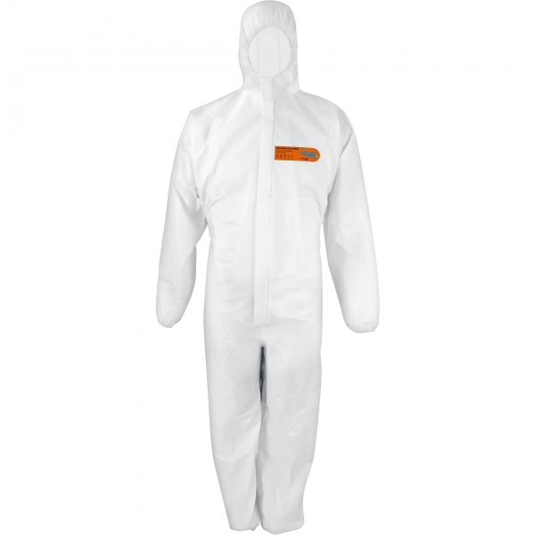 ASATEX-Hygiene, Einwegoverall Schutzoverall Einmal-Schutzanzug, CoverStarCool CS550, weiss/blau, VE = 50 Stk.