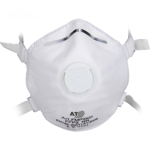 ASATEX-Hygiene, Atemschutz-Maske, Feinstaubmaske FFP2 NR D FMP2KD, weiss, VE = 120 Stck