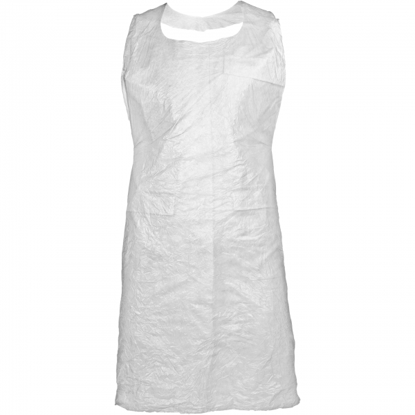 ASATEX-Hygiene, Einweg-Schürze PE-SCH20W, weiss, VE = 10 Pkg. á 100 Stk.