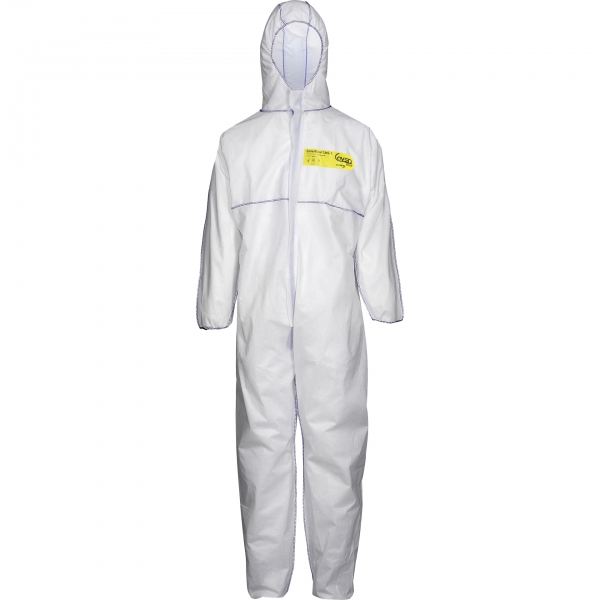 ASATEX-Hygiene, CoverBase Einwegoverall Schutzoverall Einmal-Schutzanzug, SMS-1, weiss, VE = 50 Stk.