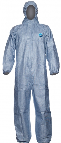 ASATEX-Hygiene, TYVEK 500 XPERT CHF5 Einwegoverall Schutzoverall Einmal-Schutzanzug, TOKB, blau, VE = 25 Stk.
