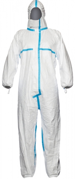 ASATEX-Hygiene, TYVEK 600 PLUS CHA5 Einwegoverall Schutzoverall Einmal-Schutzanzug, TOKV, weiss, VE = 80 Stk.