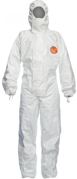 ASATEX-Hygiene, TYCHEM 4000 S CHZ5 Einwegoverall Schutzoverall Einmal-Schutzanzug, TY4000S, weiss, VE = 20 Stk.