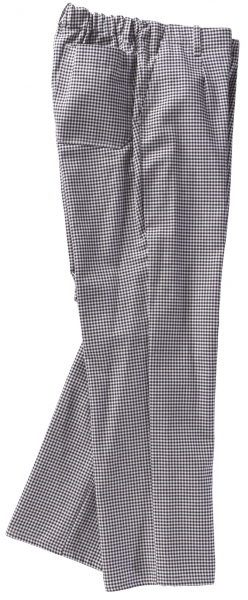 BEB-Jobwear, Herren-Kochhose, 230 g/m, schwarz/weiss-pepita