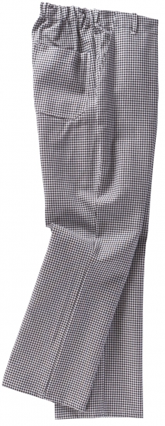 BEB-Jobwear, Damen-Kochhose, 230 g/m, schwarz/wei-pepita