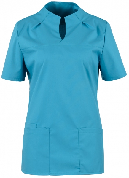 BEB-Jobwear, Damenkasack, Arbeits-Berufs-Kasack, Stretchgewebe, 150 g/m, petrol