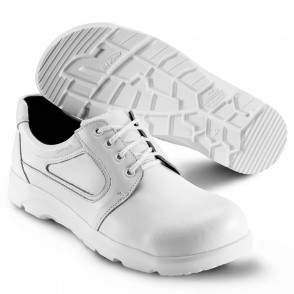 SIKA-Withe-Line, S2-Sicherheits-Arbeits-Berufs-Schnr-Halbschuhe, OPTIMAX, weiss