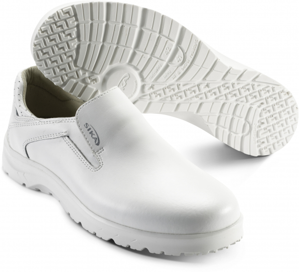 SIKA-Withe-Line, O2 Arbeits-Berufs-Slipper, FUSION, weiss