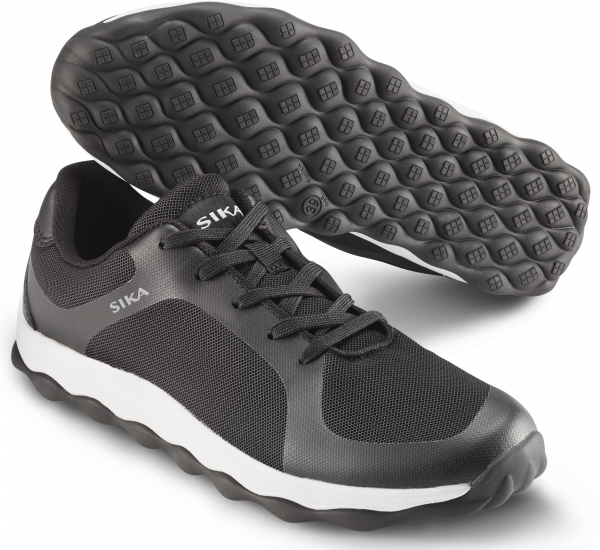 SIKA-Withe-Line, O1 Arbeits-Berufs-Schnr-Schuhe, Move, schwarz/wei