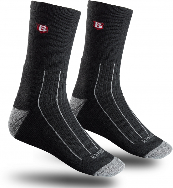 SIKA-Jobwear, Socken, Brynje Wool , 3 Paar, schwarz