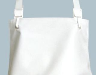 SCHLACHTHAUSFREUND-Kleidung-Reinigung, Nsse-Schutz-Cleaning, Isch-Schrze, Gummischrze, 1000, Kante offen, wei, VE = 5