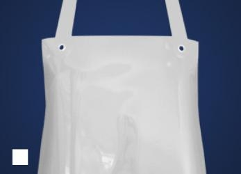 SCHLACHTHAUSFREUND-Kleidung-Reinigung, Nässe-Schutz-Cleaning, Ledolin M-Gummi-Schürze, 1366, weiß, VE = 5