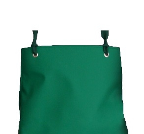 SCHLACHTHAUSFREUND-Kleidung-Reinigung, Nässe-Schutz-Cleaning, Ledotex EL-90-Gummi-Schürze, 1404, grün, VE = 5