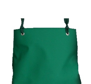 SCHLACHTHAUSFREUND-Kleidung-Reinigung, Nässe-Schutz-Cleaning, Ledotex EL-90-Gummi-Schürze, 1406, grün, VE = 5