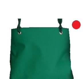 SCHLACHTHAUSFREUND-Kleidung-Reinigung, Nässe-Schutz-Cleaning, Ledotex EL-90-Gummi-Schürze, 1406, rot, VE = 5