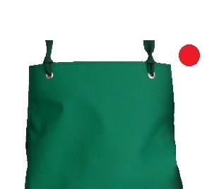 SCHLACHTHAUSFREUND-Kleidung-Reinigung, Nässe-Schutz-Cleaning, Ledotex EL-90-GummiSchürze, 1407, rot, VE = 5