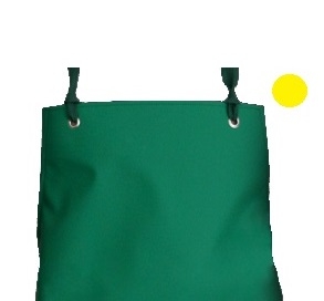 SCHLACHTHAUSFREUND-Kleidung-Reinigung, Nässe-Schutz-Cleaning, Ledotex EL-70-Gummi-Schürze, 1413, gelb, VE = 5