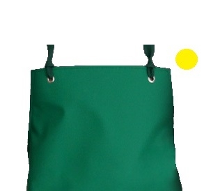 SCHLACHTHAUSFREUND-Kleidung-Reinigung, Nässe-Schutz-Cleaning, Ledotex EL-70-Gummi-Schürze, 1414, gelb, VE = 5