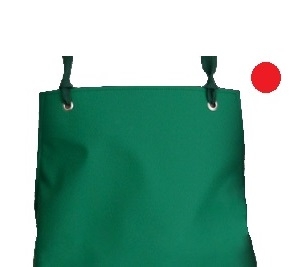 SCHLACHTHAUSFREUND-Kleidung-Reinigung, Nässe-Schutz-Cleaning, Ledotex EL-70-Gummi-Schürze, 1415, rot, VE = 5