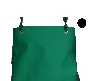 SCHLACHTHAUSFREUND-Kleidung-Reinigung, Nässe-Schutz-Cleaning, Ledotex EL-70-Gummi-Schürze, 1415, schwarz, VE = 5