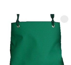 SCHLACHTHAUSFREUND-Kleidung-Reinigung, Nässe-Schutz-Cleaning, Ledotex EL-70-Gummi-Schürze, 1415, weiß, VE = 5