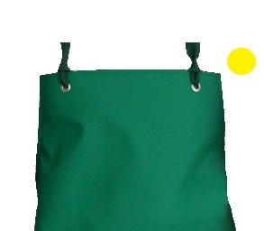 SCHLACHTHAUSFREUND-Kleidung-Reinigung, Nässe-Schutz-Cleaning, Ledotex EL-70-Gummi-Schürze, 1415, gelb, VE = 5