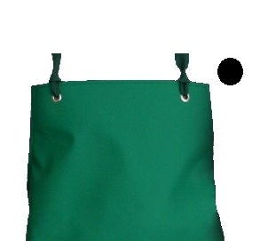 SCHLACHTHAUSFREUND-Kleidung-Reinigung, Nässe-Schutz-Cleaning, Ledotex EL-70-Gummi-Schürze, 1417, schwarz, VE = 5