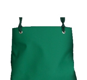 SCHLACHTHAUSFREUND-Kleidung-Reinigung, Nässe-Schutz-Cleaning, Ledotex EL-70-Gummi-Schürze, 1418, grün, VE = 5