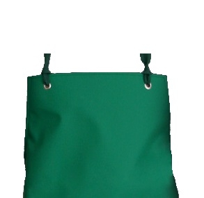 SCHLACHTHAUSFREUND-Kleidung-Reinigung, Nässe-Schutz-Cleaning, Ledotex EL-70-Gummi-Schürze, 1419, grün, VE = 5