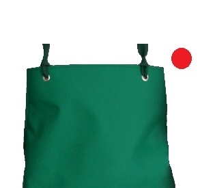 SCHLACHTHAUSFREUND-Kleidung-Reinigung, Nässe-Schutz-Cleaning, Ledotex EL-70-Gummi-Schürze, 1419, rot, VE = 5