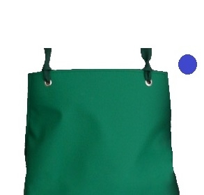 SCHLACHTHAUSFREUND-Kleidung-Reinigung, Nässe-Schutz-Cleaning, Ledotex EL-70-Gummi-Schürze, 1420, blau, VE = 5