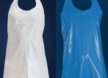 SCHLACHTHAUSFREUND-Kleidung-Reinigung, Nässe-Schutz-Cleaning, Ledolin Pure Schürze, 1556, blau, VE = 5