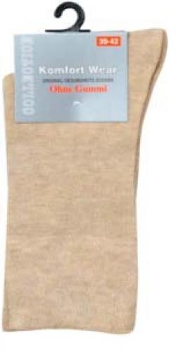 WOWERAT-Jobwear, Gesundheits-Socken, Baumwolle, Pkg.  3 Paar, camel-melange