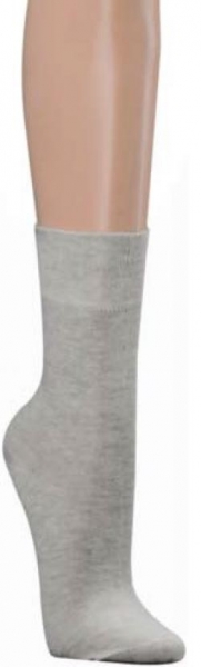 WOWERAT-Jobwear, Gesundheits-Socken, Baumwolle, Pkg.  3 Paar, graumelange