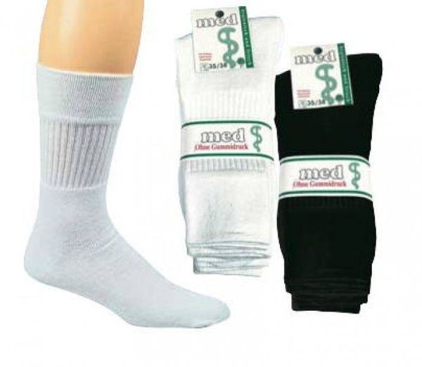 WOWERAT-Jobwear, Gesundheits-Sportsocken, Pkg.  5 Paar, wei