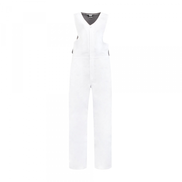 Hygiene Westenoverall Polyester/Baumwolle, 260g/m², weiß