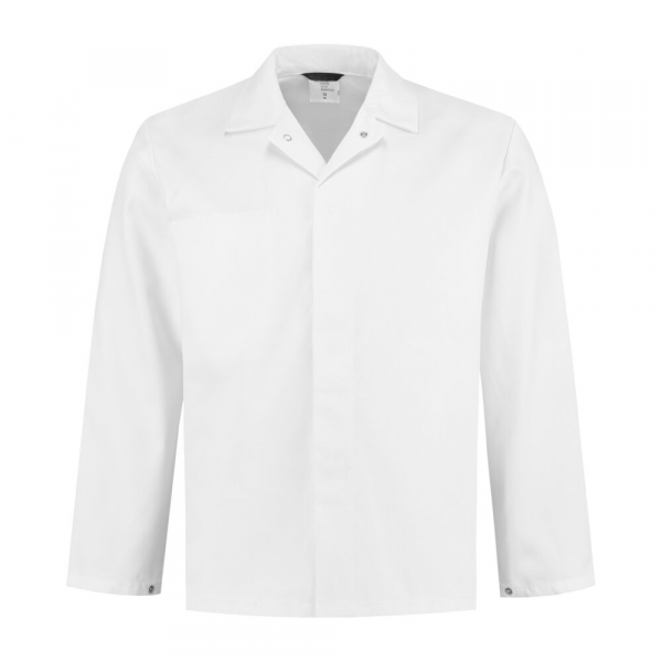 Hygiene Bundjacke Polyester/Baumwolle, 260g/m², weiß