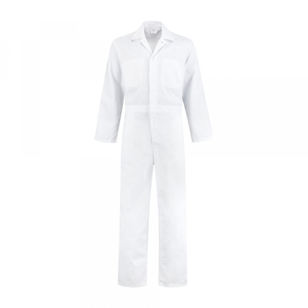 Hygiene Overall Polyester/Baumwolle, 260g/m², weiß