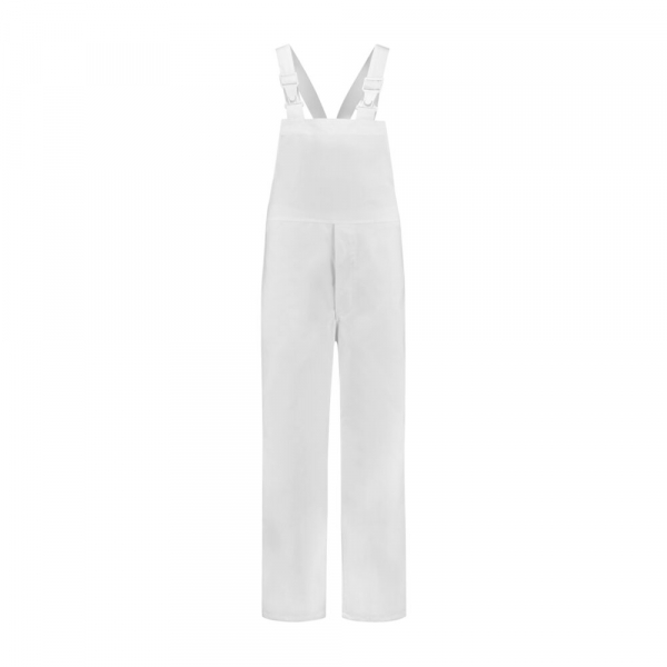 Hygiene Latzhose Polyester/Baumwolle, 260g/m², weiß