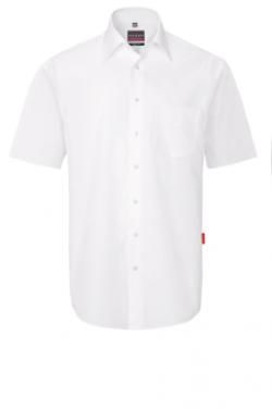 HAKRO-Jobwear, Arbeits-Berufs-Hemd 1/2 Arm Performance, wei