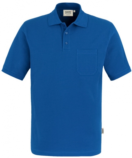 HAKRO-Jobwear, Pocket-Poloshirt, Arbeitsshirt, Top, royal