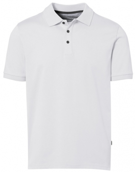 HAKRO-Jobwear, Poloshirt, Arbeitsshirt, Cotton-Tec, wei