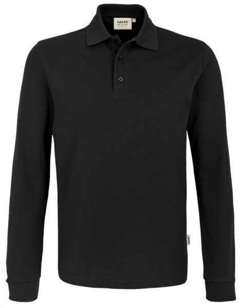 HAKRO-Jobwear, Longsleeve-Poloshirt, Arbeitsshirt, Performance, schwarz
