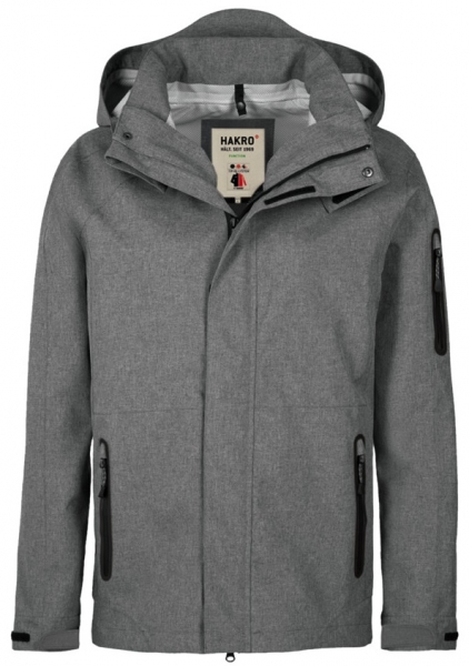 HAKRO-Jobwear, Active-Jacke, Arbeits-Berufs-Jacke, Housten, grau-melange