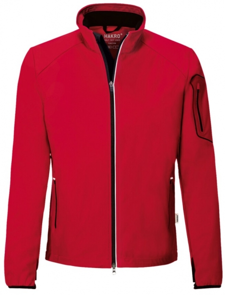 HAKRO-Jobwear, Light-Softshelljacke, Arbeits-Berufs-Jacke, Brantford, rot
