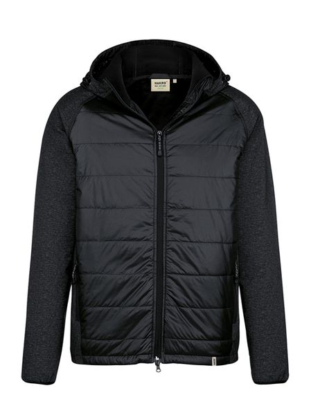 HAKRO-Jobwear, Hybrid-Jacke, Arbeits-Berufs-Jacke, Maine, schwarz