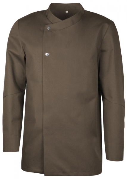 Teamdress-Jobwear-Service, Herren-Kochjacke, braun